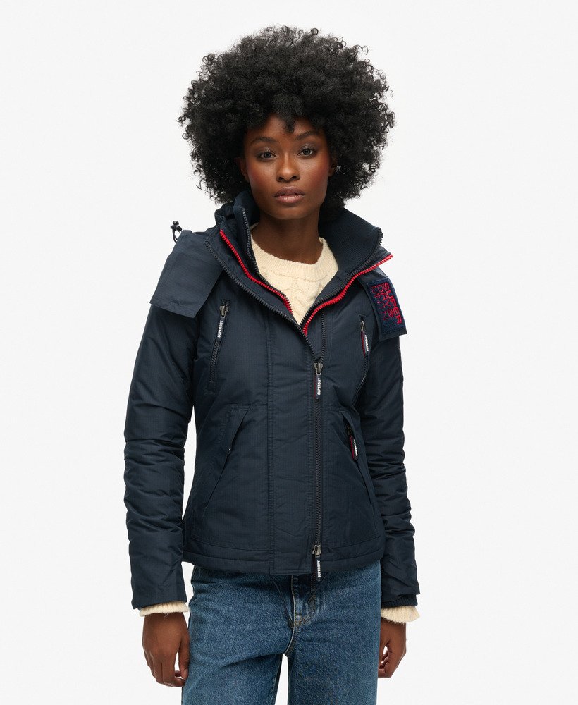 mountain sd-windcheater jacket in nordic chrome navy