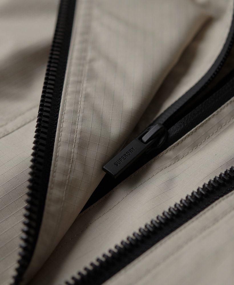 code sd-windcheater jacket in willow grey grid