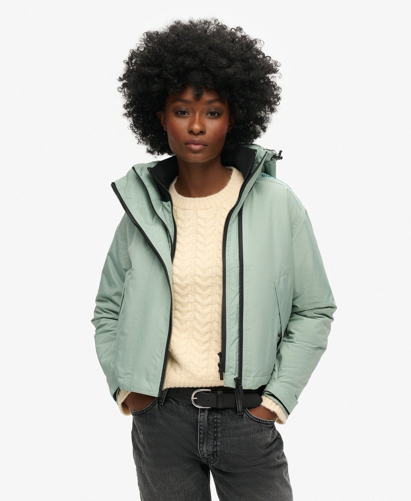 code sd-windcheaterjack in licht jadegroen