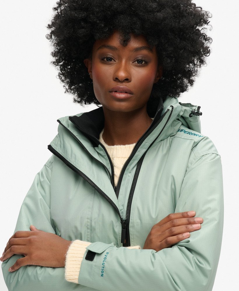 code sd-windcheaterjack in licht jadegroen