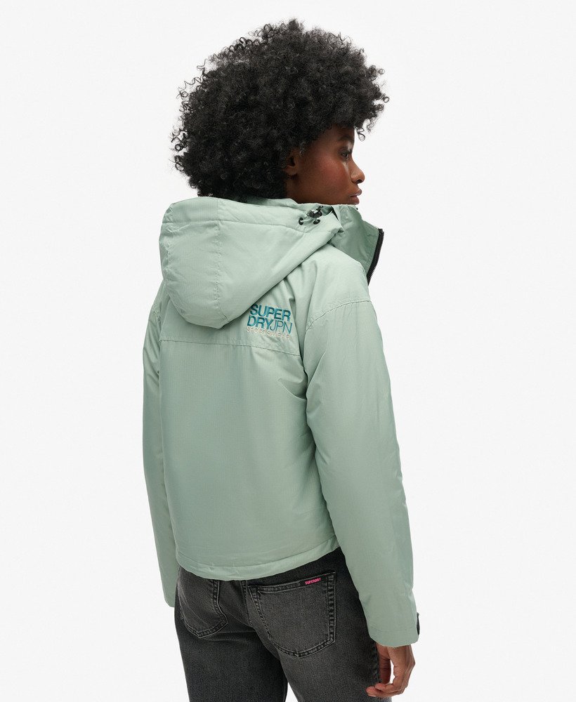 code sd-windcheaterjack in licht jadegroen