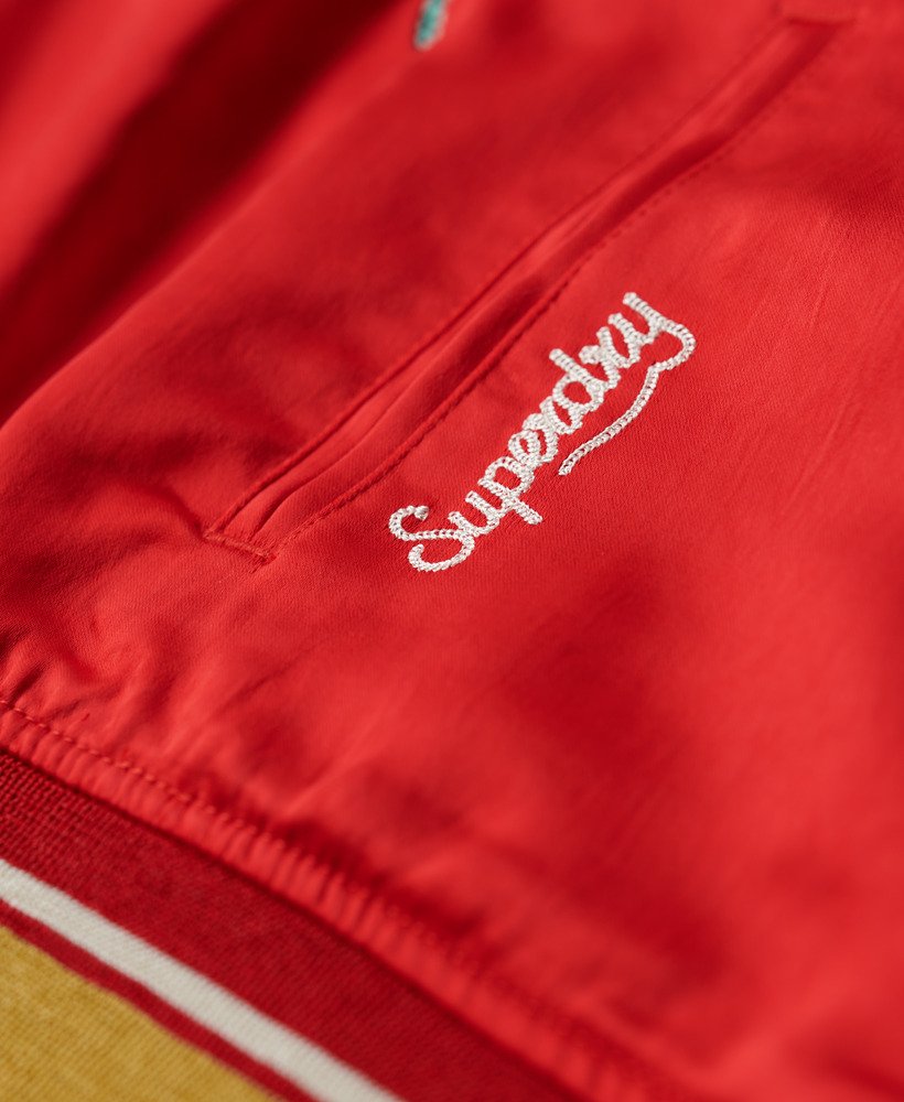 chinese nieuwjaar suikajan-jas in flare red