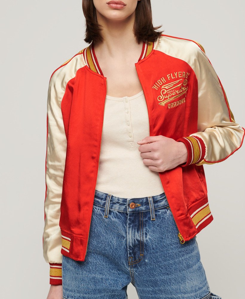chinese nieuwjaar suikajan-jas in flare red
