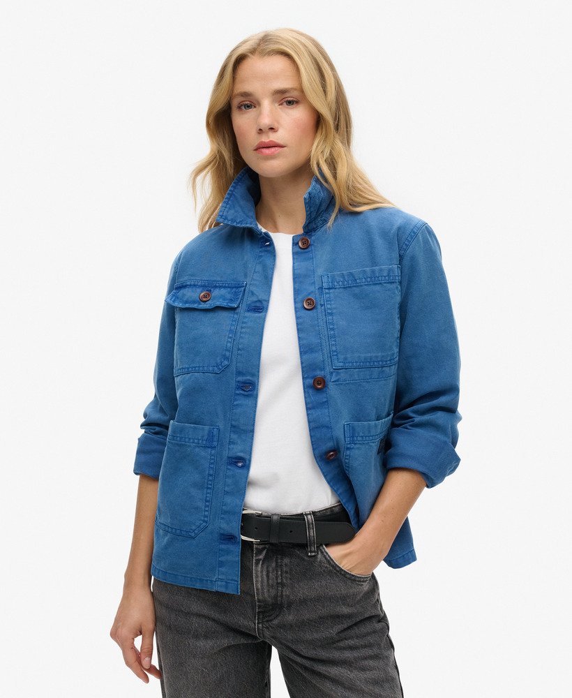vierzakken werkjas in true blue
