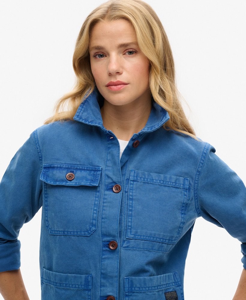 vierzakken werkjas in true blue