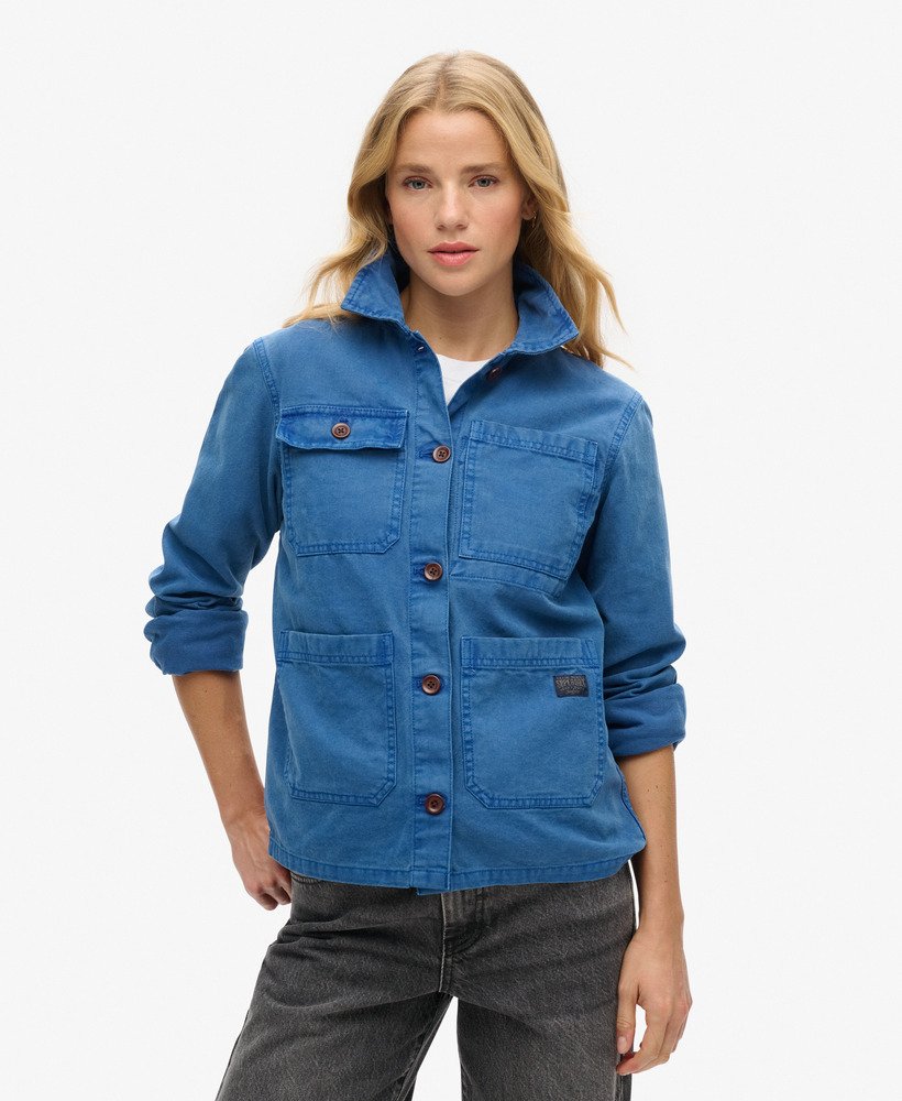 vierzakken werkjas in true blue