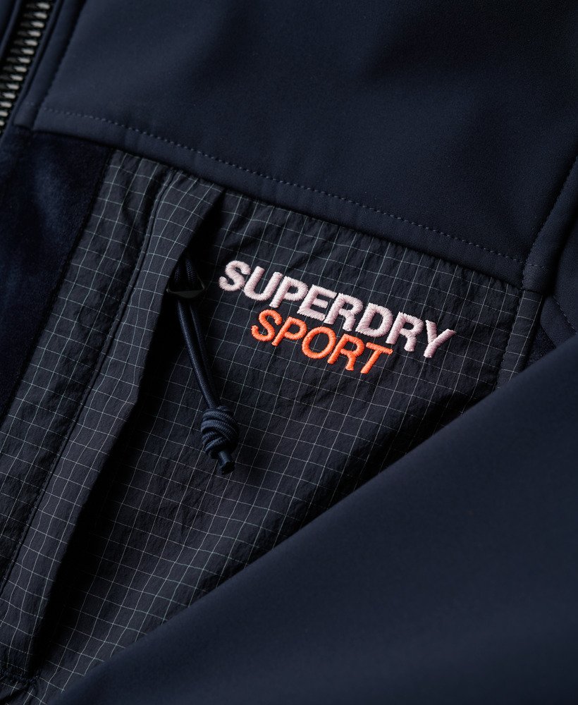 hybrid trekker-jas in eclipse navy