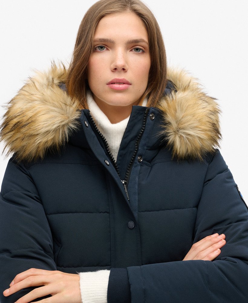 everest bomberjack met capuchon in nordic chrome navy