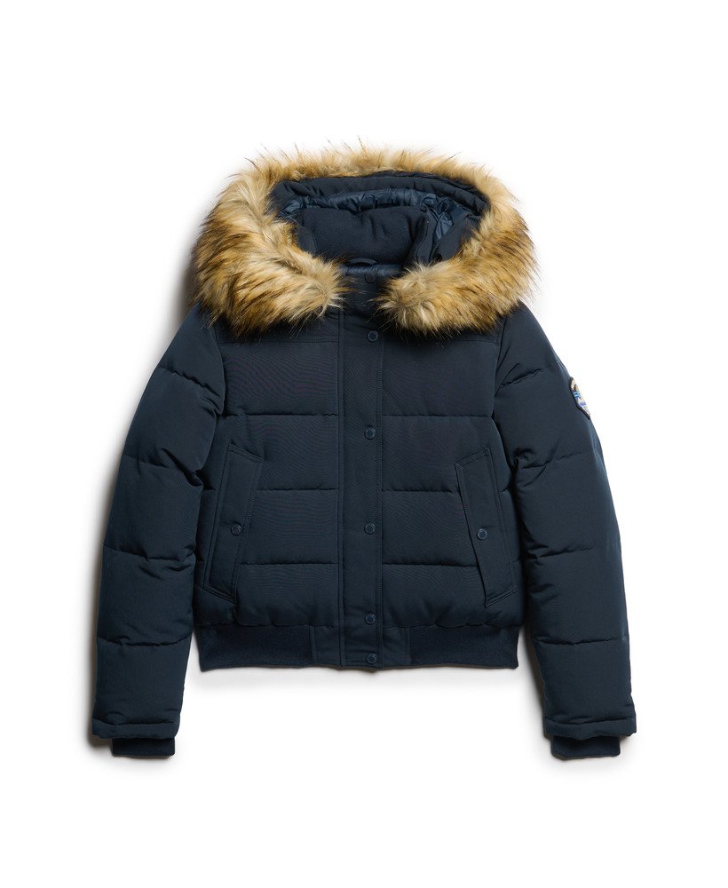 everest bomberjack met capuchon in nordic chrome navy