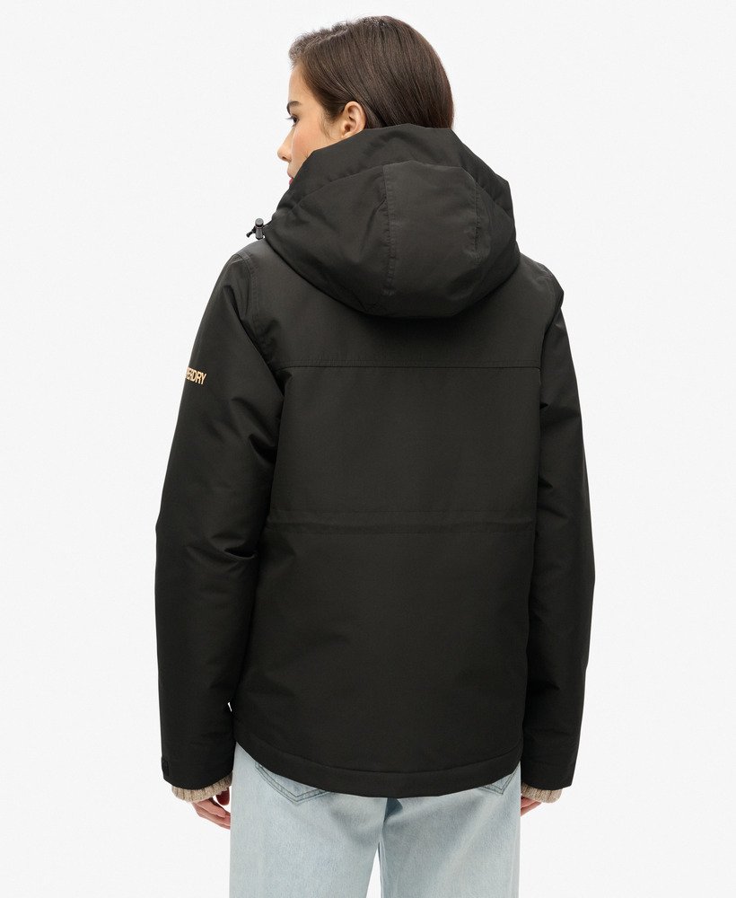 hood ultimate windbreaker jacket in zwart