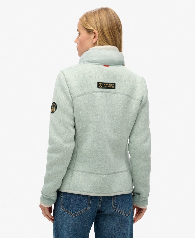 storm knit hybrid jacket in puritan grey