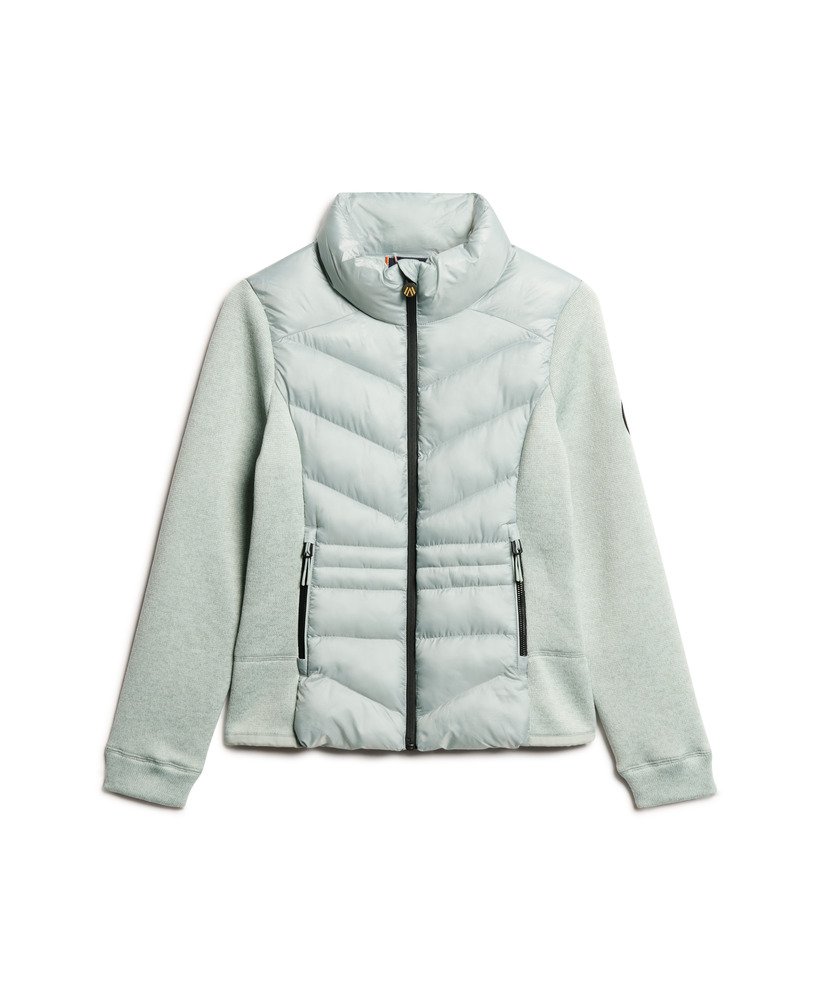 storm knit hybrid jacket in puritan grey