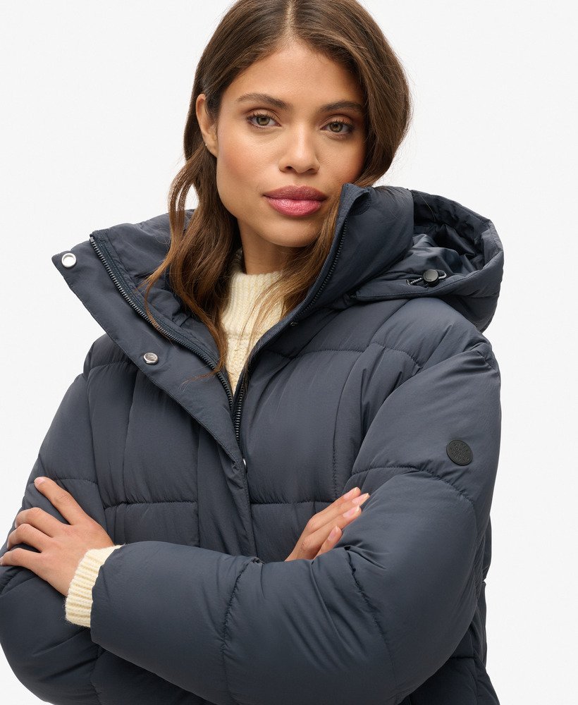 montpellier gewatteerde jas in eclipse navy