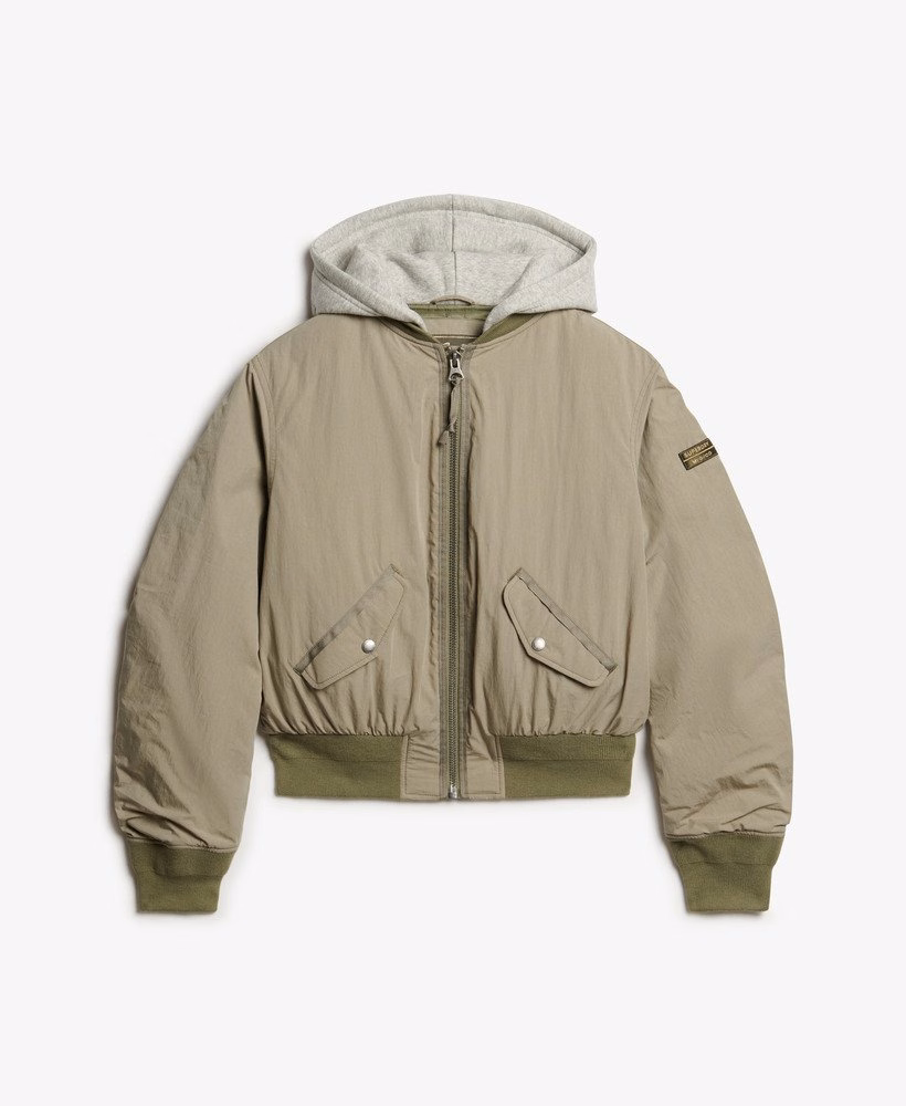 MA1 bomberjack met capuchon