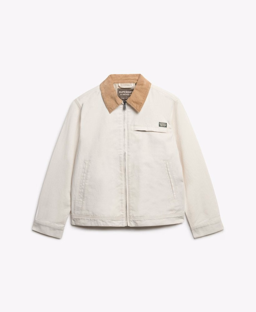Barnjack met corduroy kraag