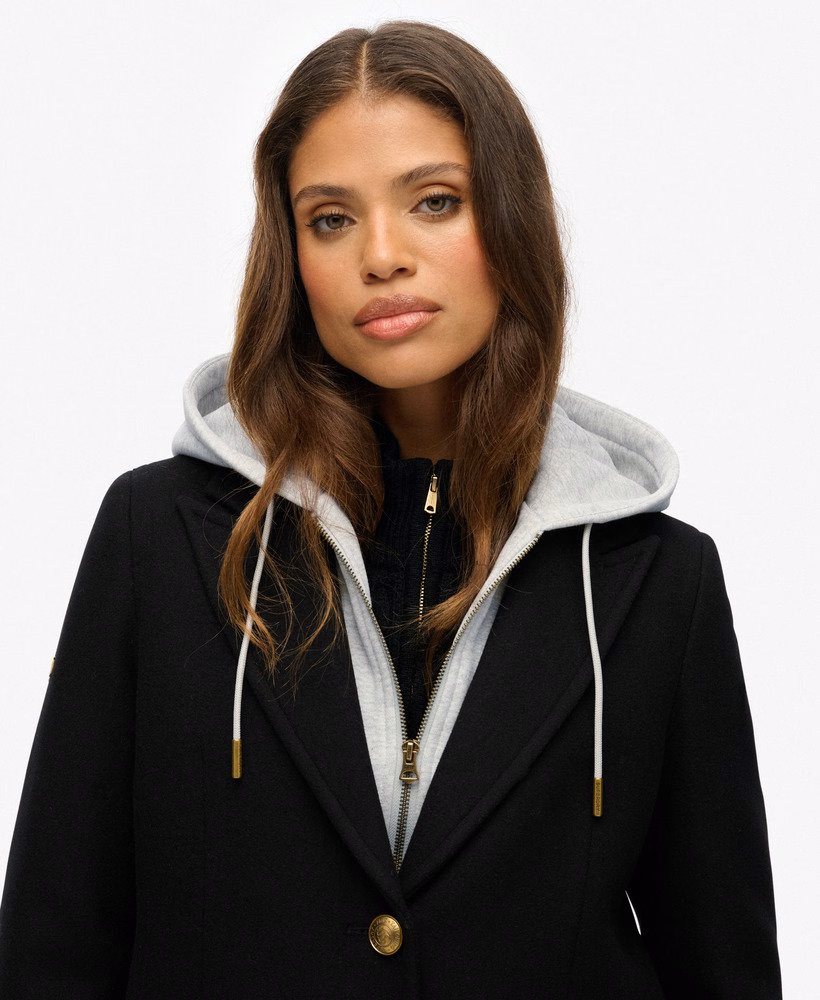 2-in-1 wollen mixjas