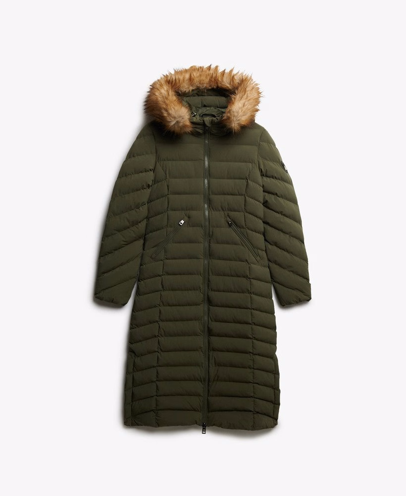 Fuji Faux Fur Hooded Longline