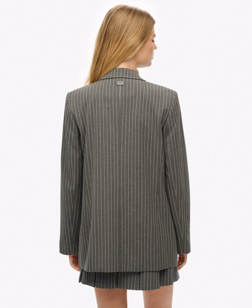 Gestreept boyfriend blazer