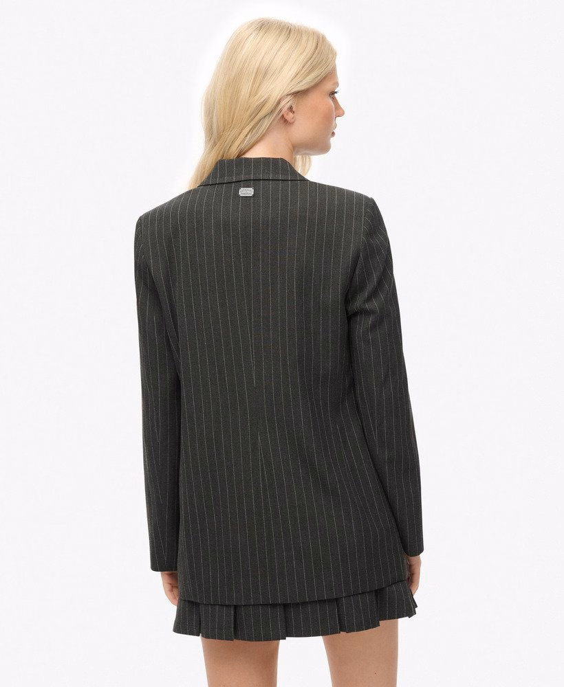Gestreept boyfriend blazer