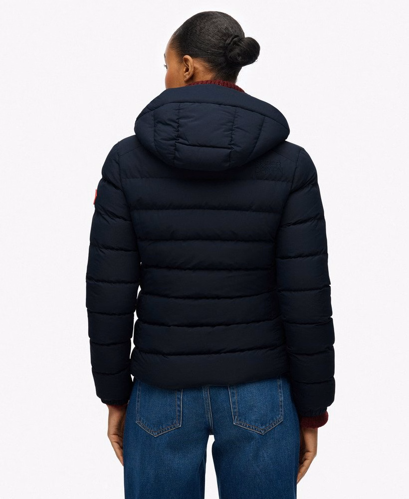 Gewatteerde Fuji-jas met capuchon