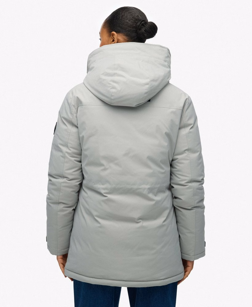 Gewatteerde parka-jas voor in de stad