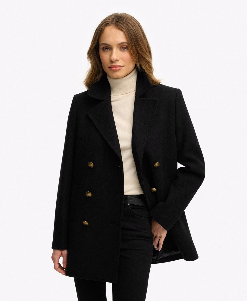 Dubbelknoops peacoat