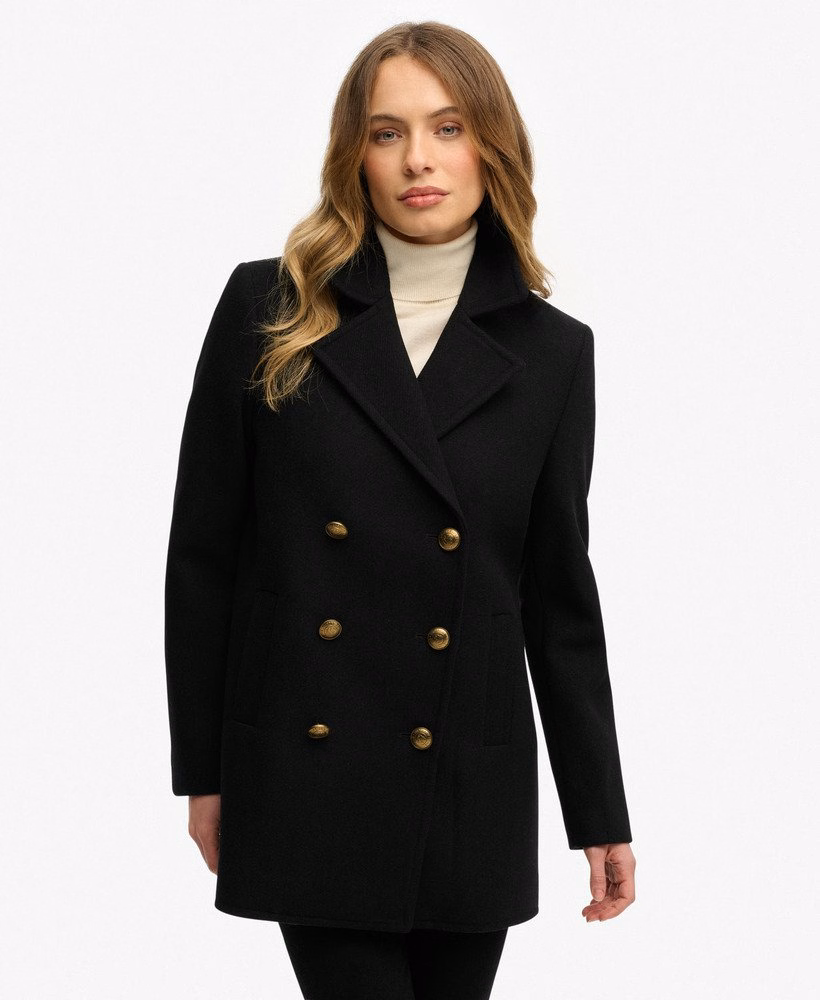 Dubbelknoops peacoat