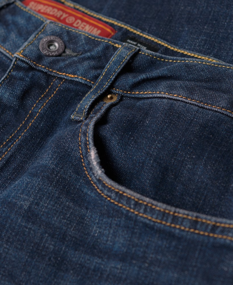 vintage slim straight jeans in jefferson ink vintage