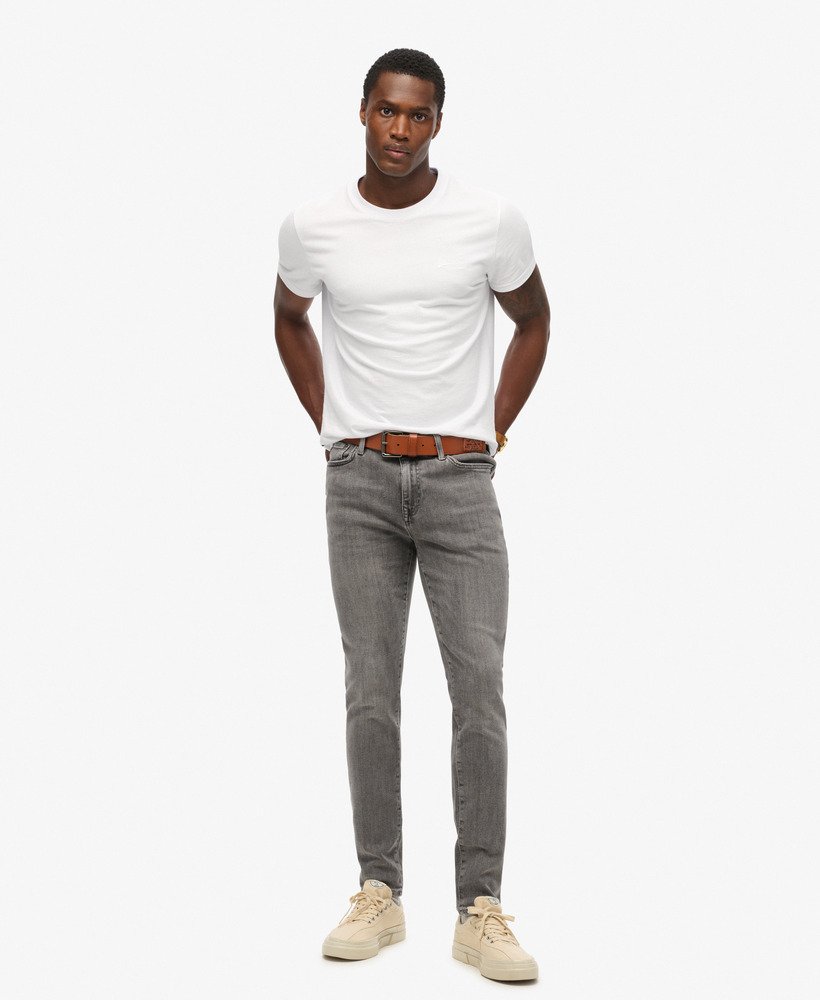 vintage skinny jeans in clinton gebruikt grijs