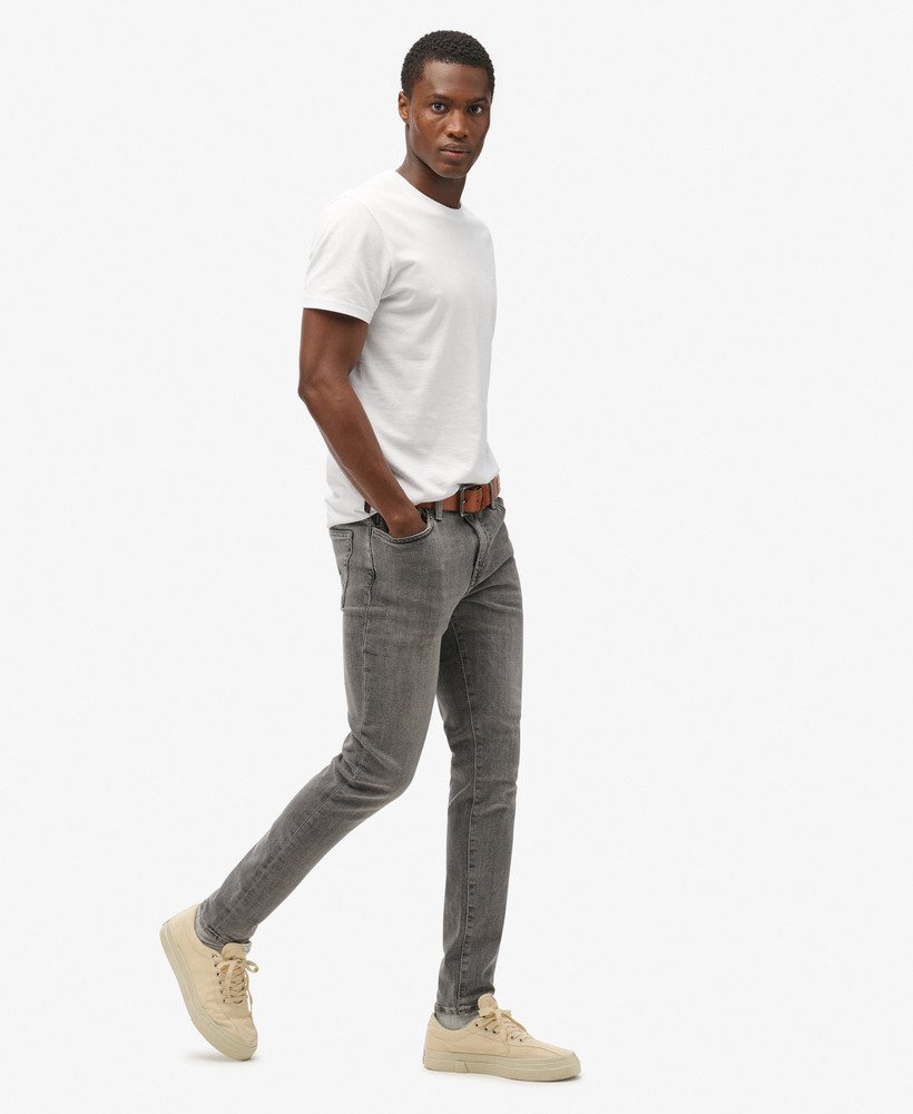 vintage skinny jeans in clinton gebruikt grijs
