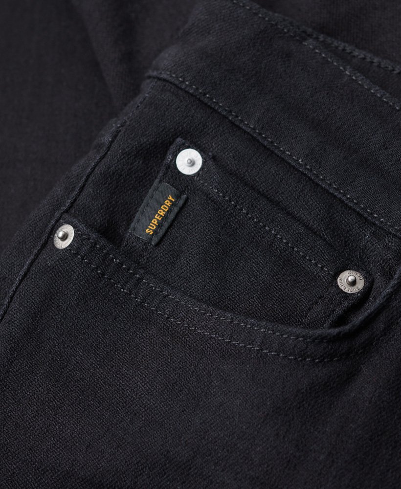 vintage skinny jeans in venom gewassen zwart