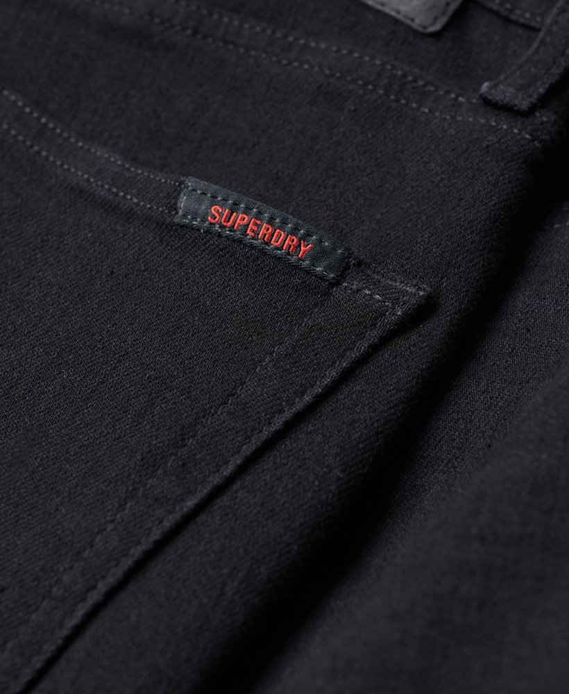 vintage skinny jeans in venom gewassen zwart