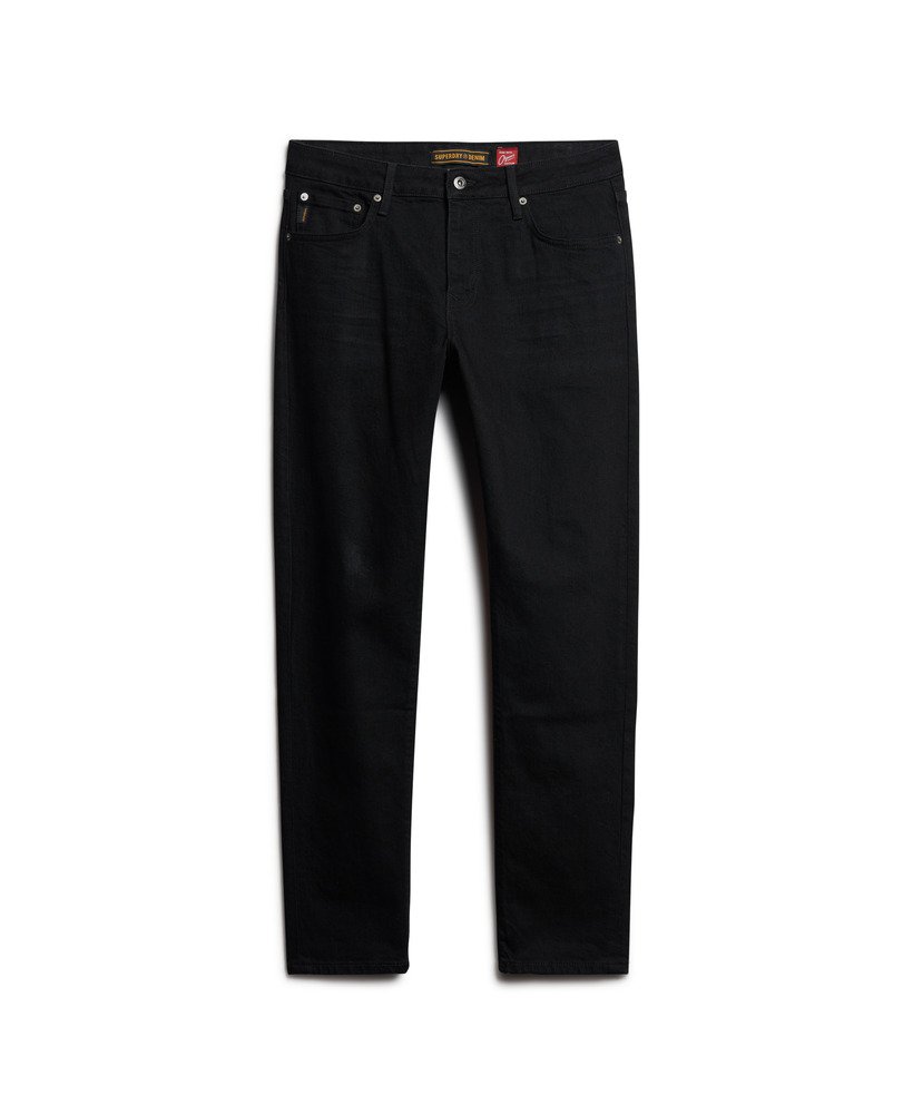 vintage slim jeans in venom gewassen zwart