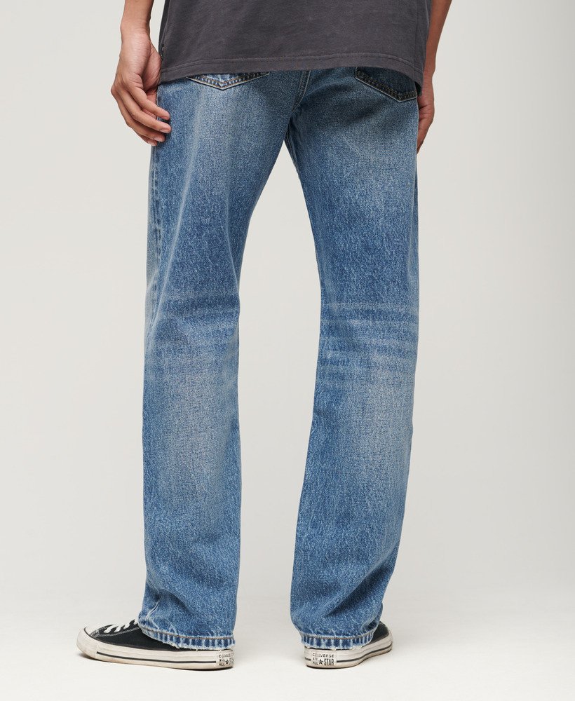 rechte jeans in angeles vintage mid blue