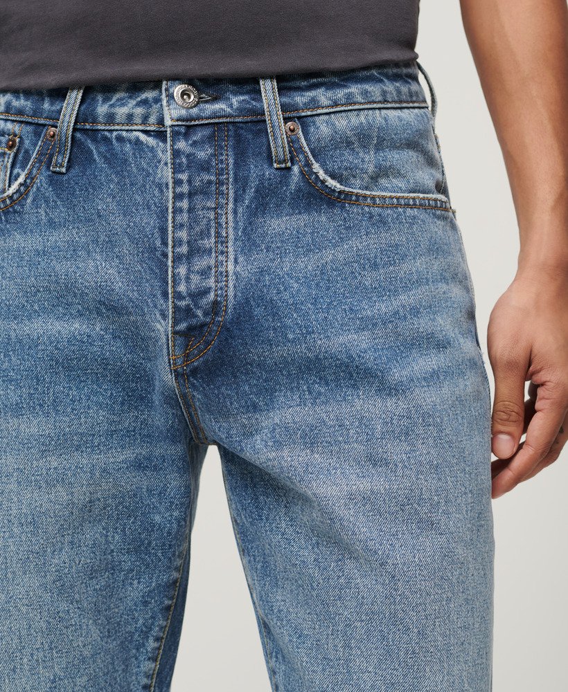 rechte jeans in angeles vintage mid blue