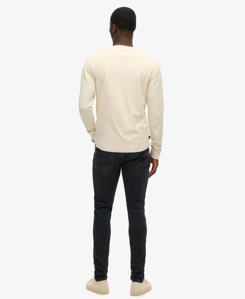 vintage skinny jeans in newark gewassen zwart