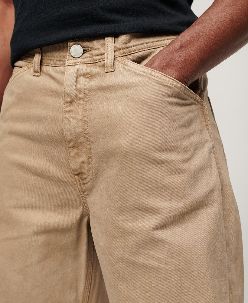 vijfzakken werkbroek in canyon sand brown
