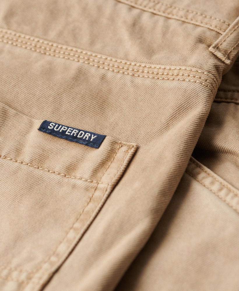 vijfzakken werkbroek in canyon sand brown