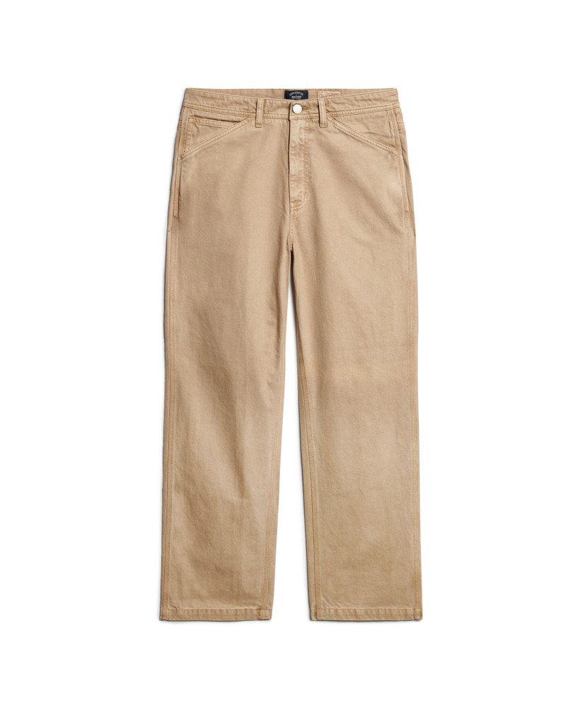 vijfzakken werkbroek in canyon sand brown