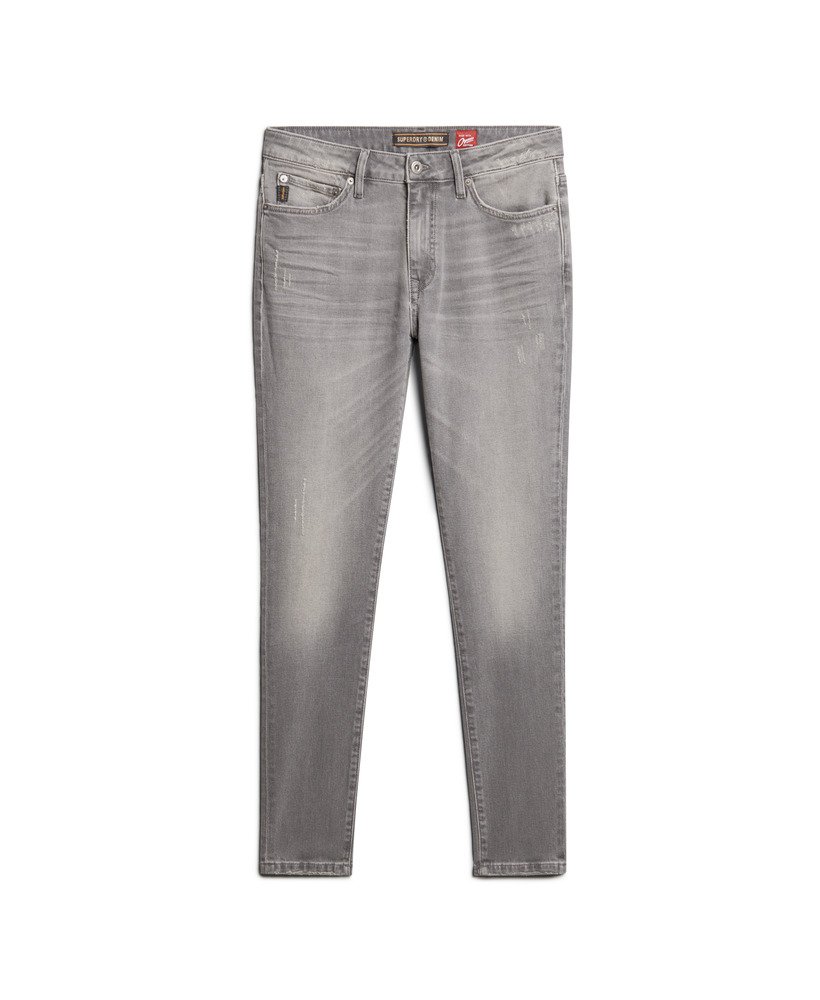 vintage skinny jeans in clinton gewassen grijs