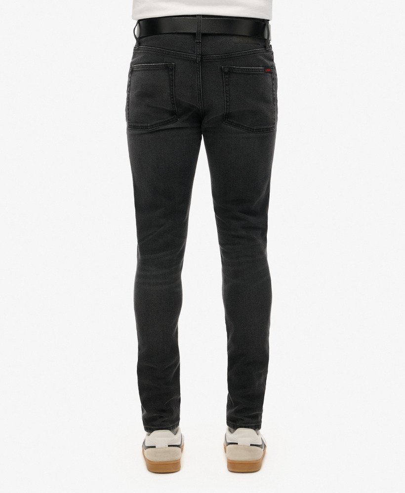 vintage skinny jeans in venom gebruikt zwart