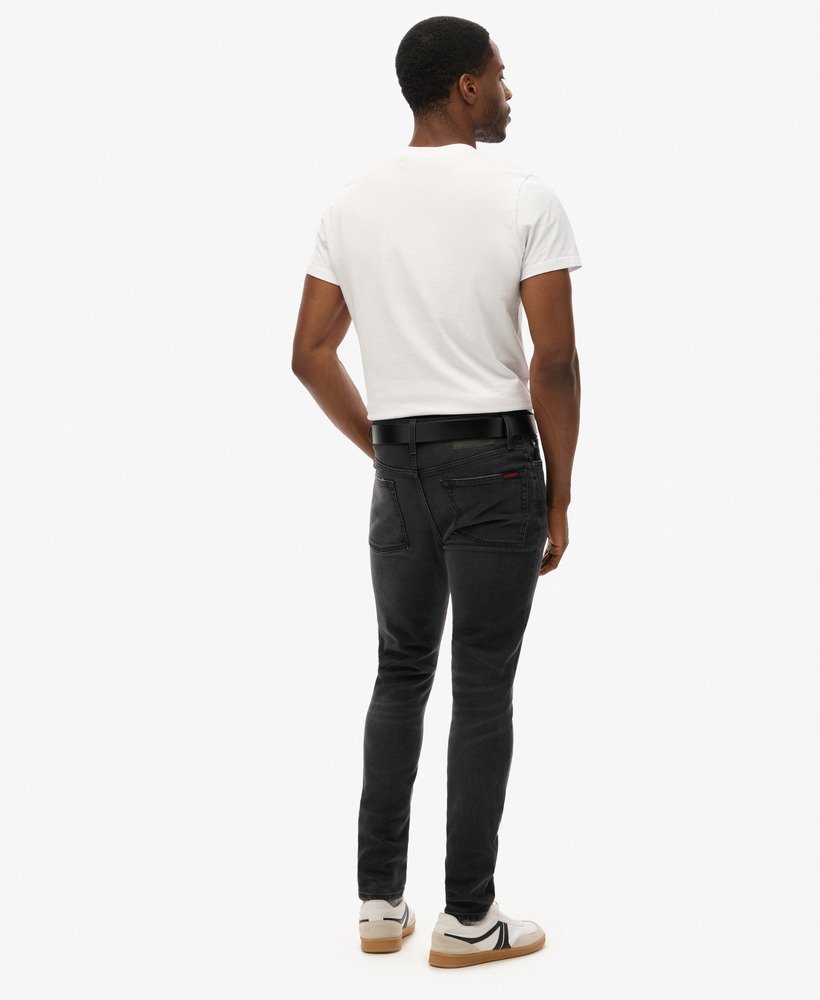 vintage skinny jeans in venom gebruikt zwart