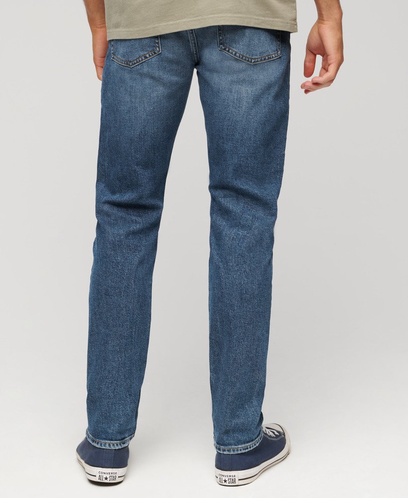 vintage slim fit jeans in folsom mid blue