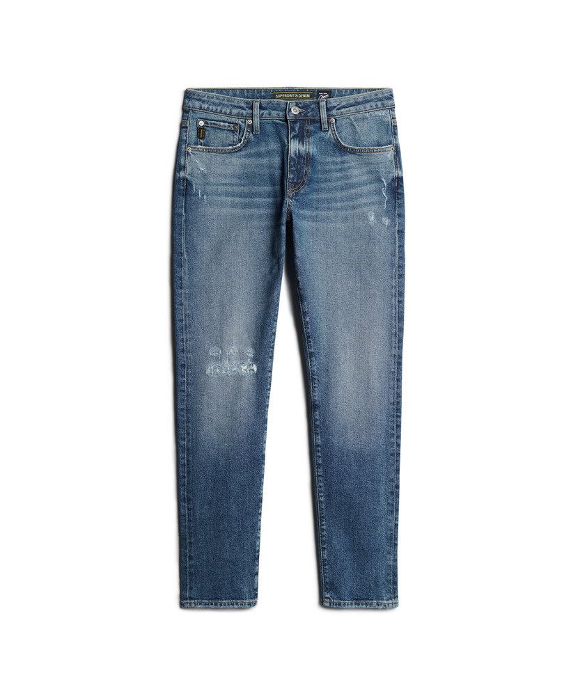 vintage slim fit jeans in folsom mid blue