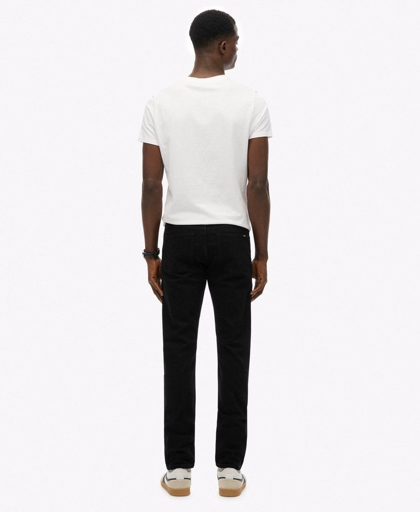 Vintage slim fit jeans van biologisch katoen