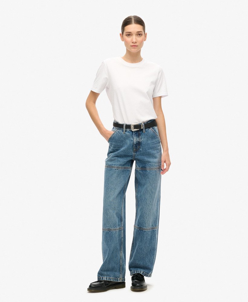 mid-rise denim timmermansjeans in guerrero mid blue