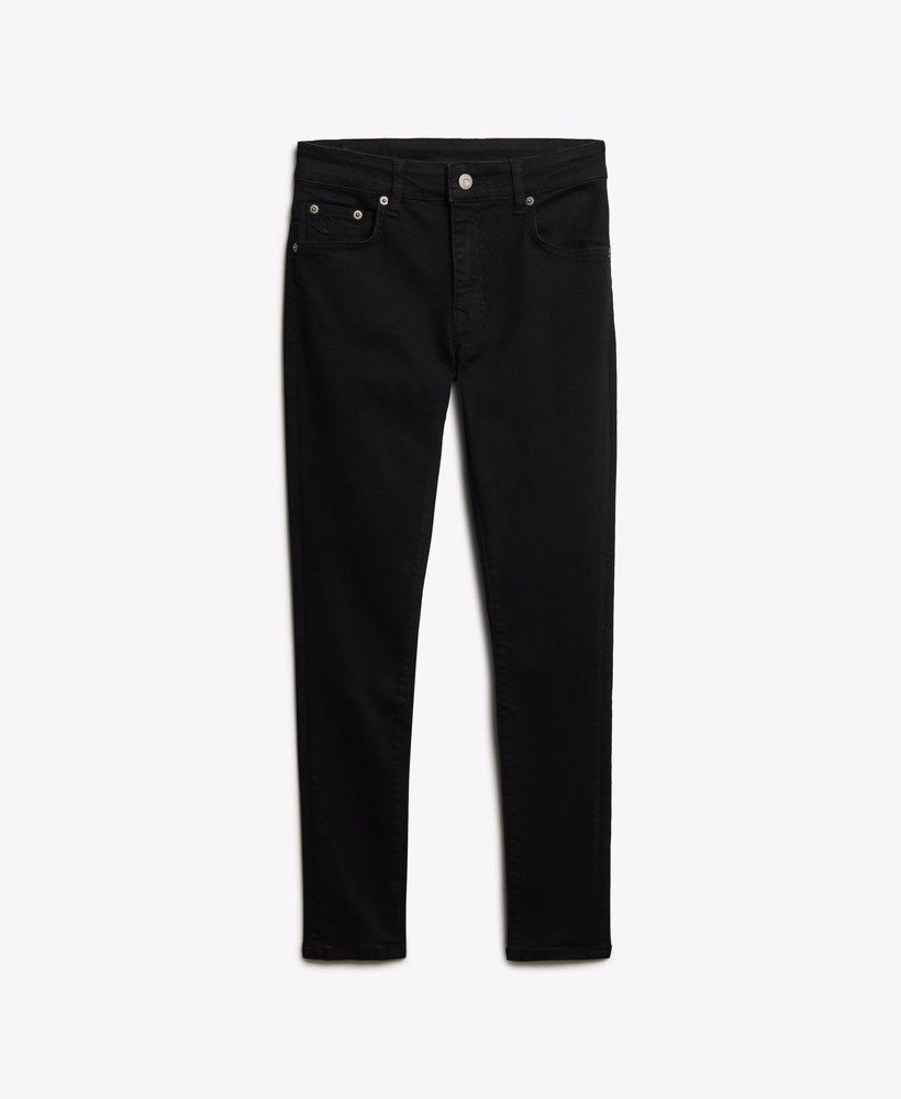 Skinny jeans met middelhoge taille van biologisch katoen