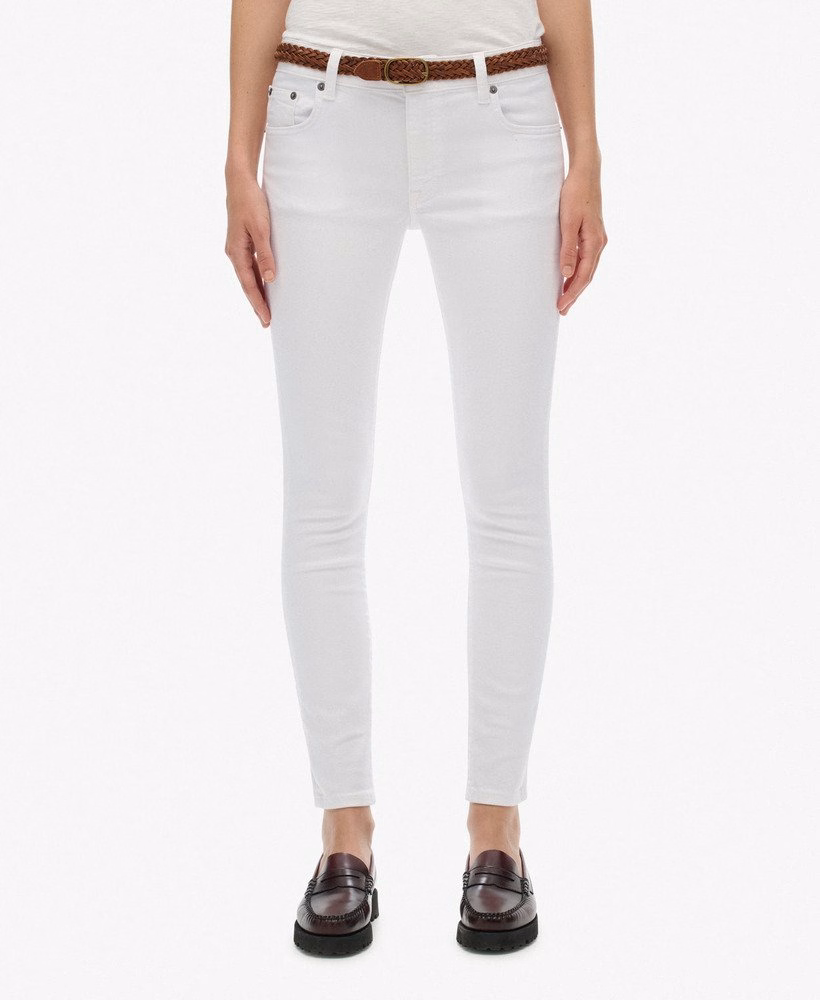 Skinny jeans met middelhoge taille