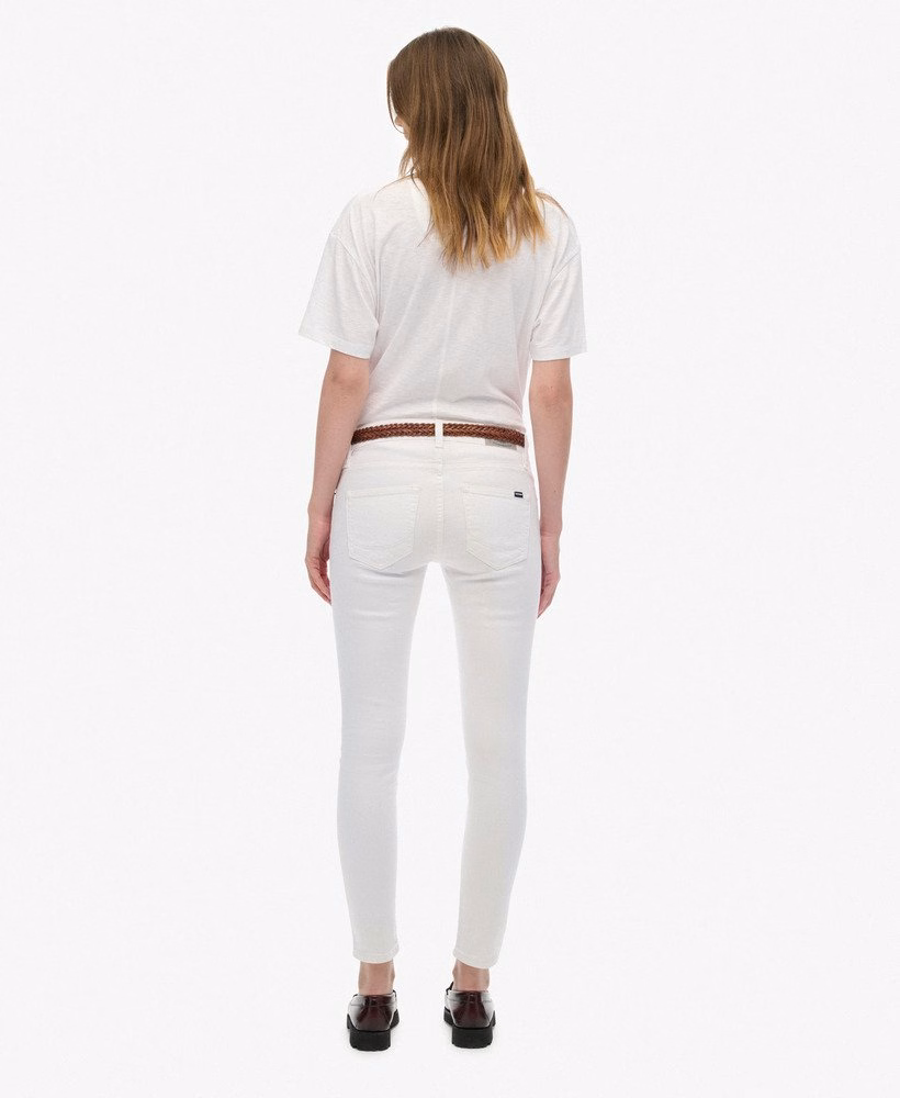 Skinny jeans met middelhoge taille