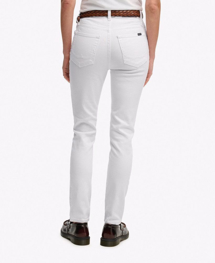 Skinny jeans met hoge taille